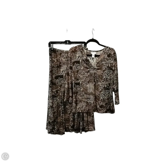 Skirt Set 2pc By Chicos In Multi-colored, Size: 2