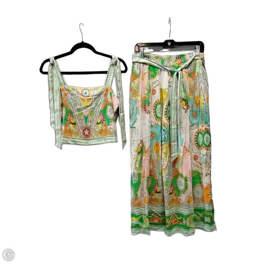 Skirt Set 2pc By Rose And Olive In Multi-colored, Size: S