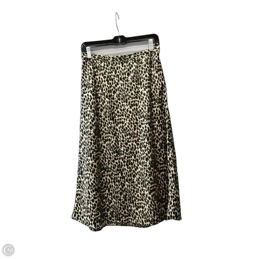 Skirt Midi By J. Crew In Animal Print, Size: S