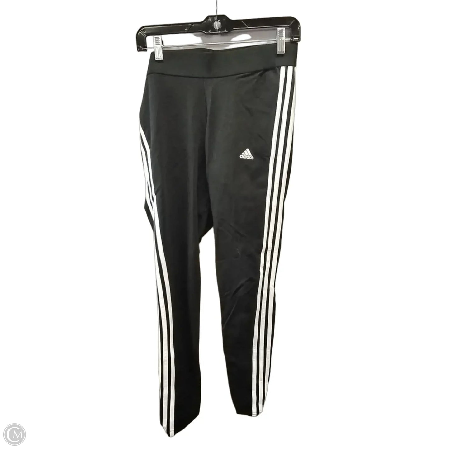 Athletic Leggings By Adidas In Black & White, Size: 1x