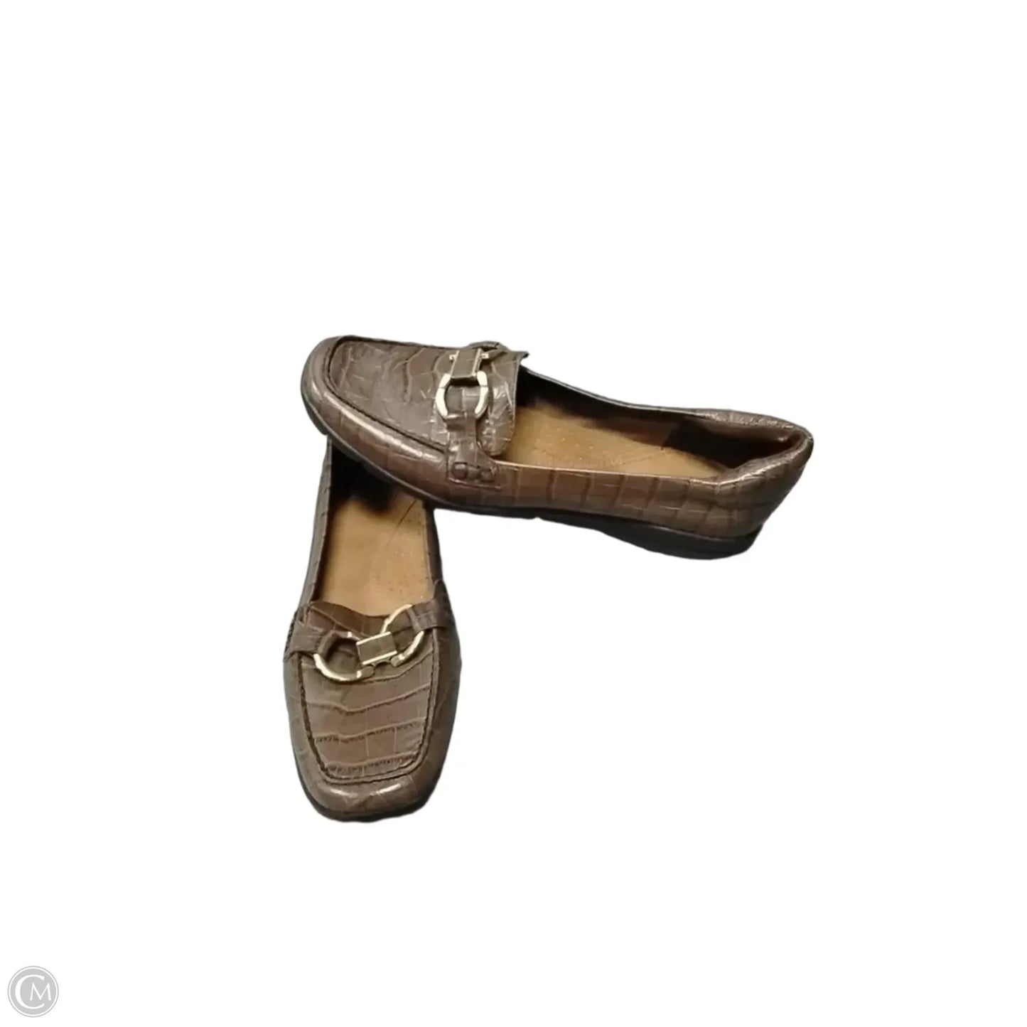 Shoes Flats By Easy Spirit In Striped Pattern, Size: 8.5