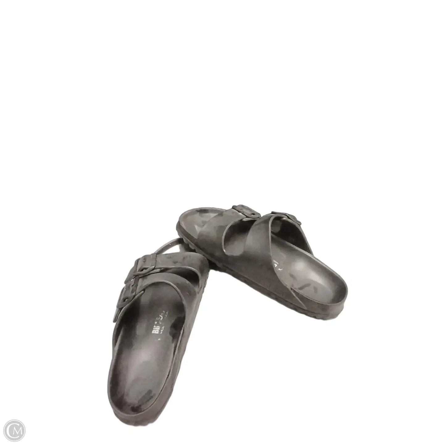 Sandals Flats By Birkenstock In Black, Size: 8.5