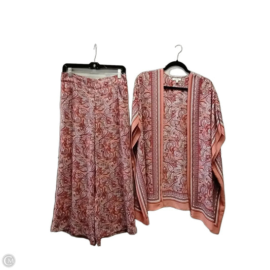 Pants Set 2pc By Max Studio In Nautical Print, Size: M