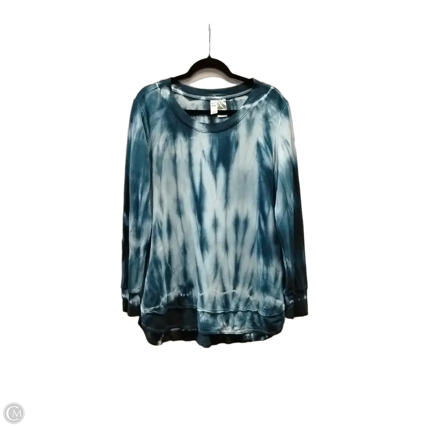 Sweater By Green Tea In Tie Dye Print, Size: Xl