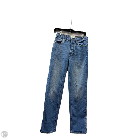 Jeans Straight By Universal Thread In Blue Denim, Size: 4