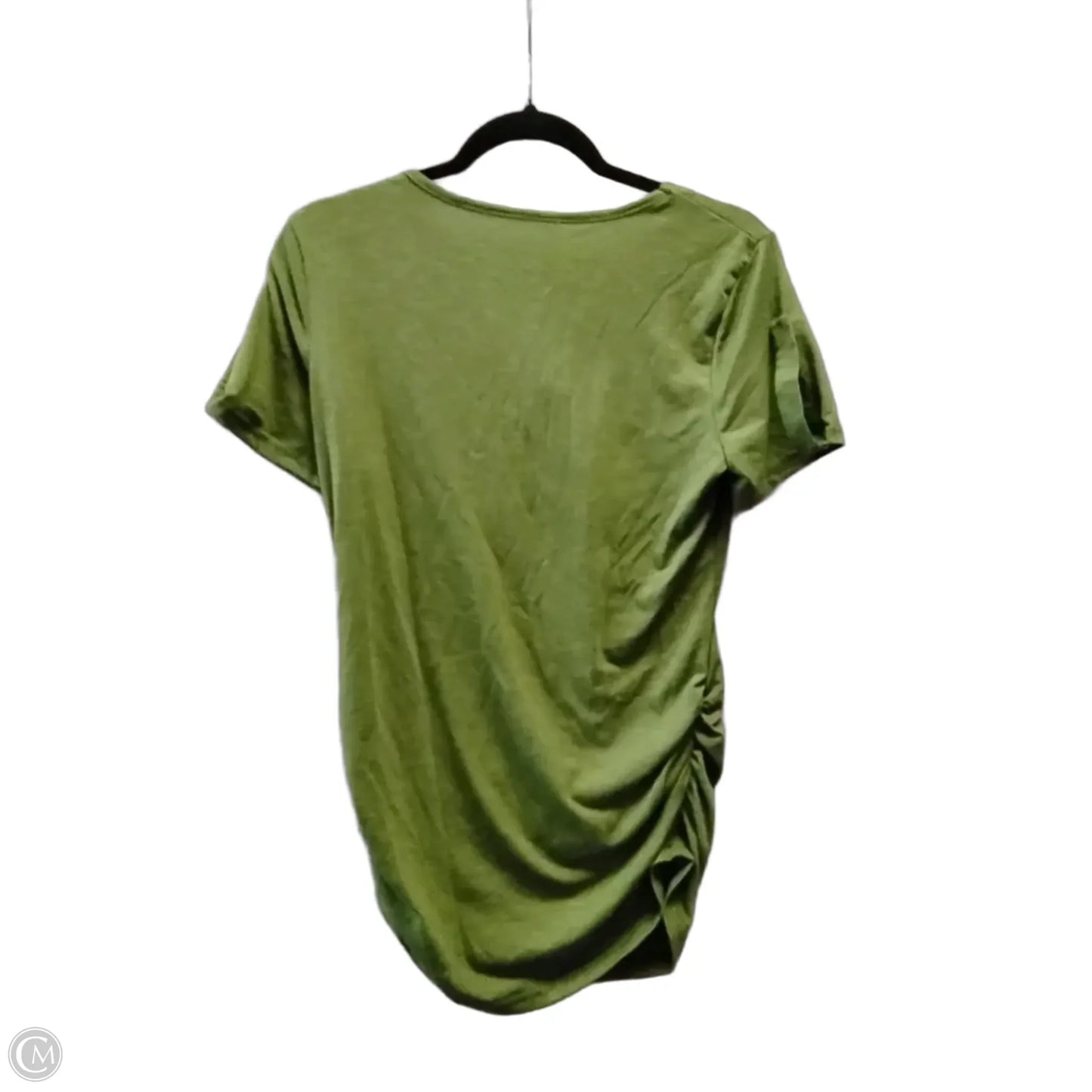 Top Short Sleeve By Cme In Green, Size: M