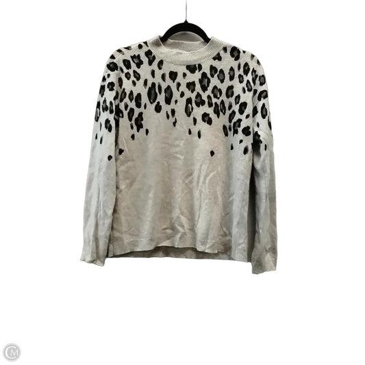 Sweater Cashmere By Saks Fifth Avenue In Animal Print, Size: Xs