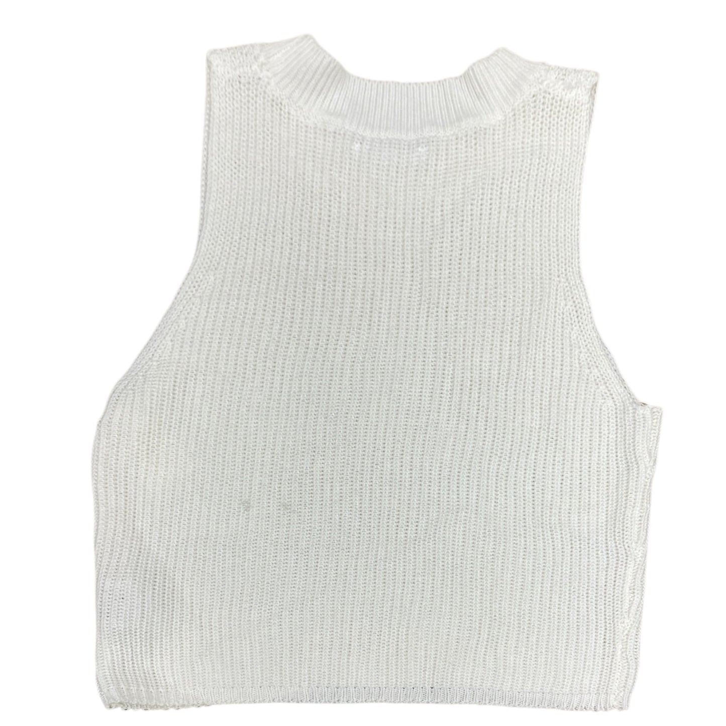 Top Sleeveless Designer By Reformation In White, Size:S