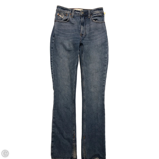 Jeans Skinny By Abercrombie And Fitch In Blue Denim, Size: 0