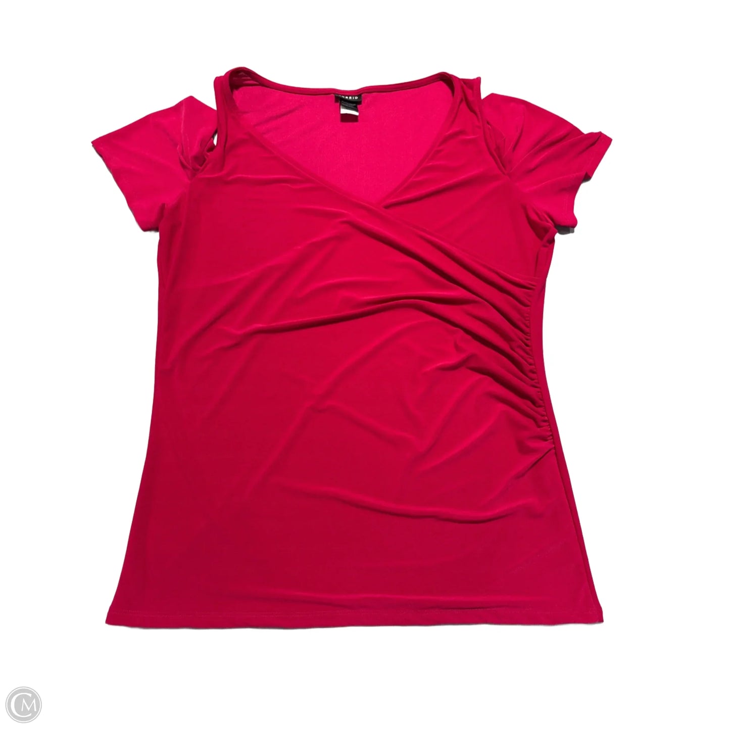 Blouse Short Sleeve By Torrid In Pink, Size: 2x