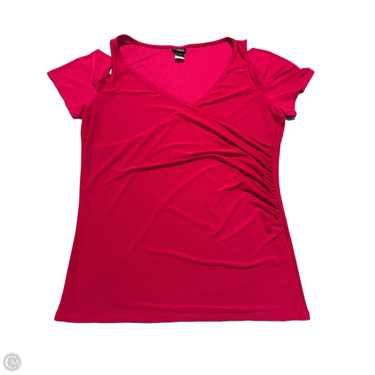 Blouse Short Sleeve By Torrid In Pink, Size: 2x