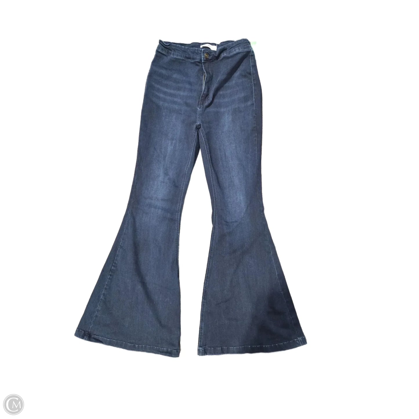 Jeans Flared By Kancan In Blue Denim, Size: 10