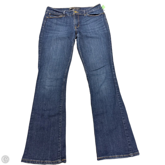 Jeans Flared By Levis In Blue Denim, Size: 14
