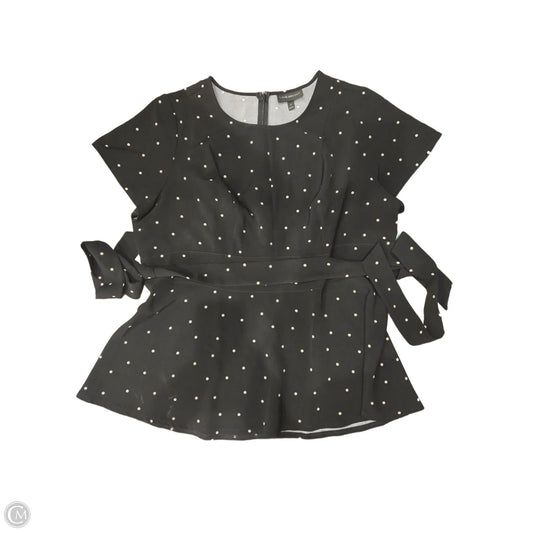 Top Short Sleeve By Lane Bryant In Black, Size: Xxl