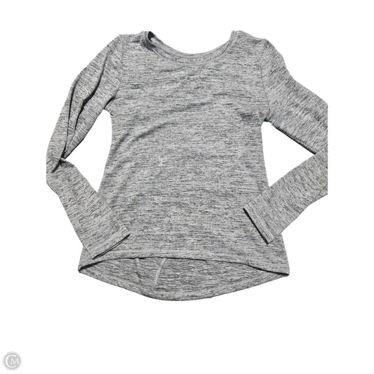 Top Long Sleeve By 90 Degrees By Reflex In Grey, Size: L