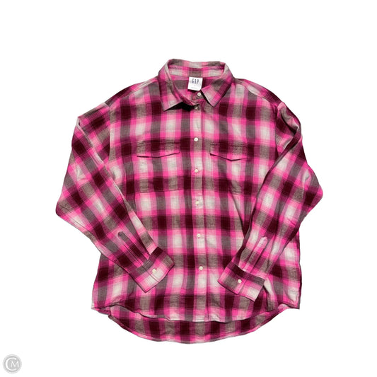 Top Long Sleeve By Gap In Pink, Size: S