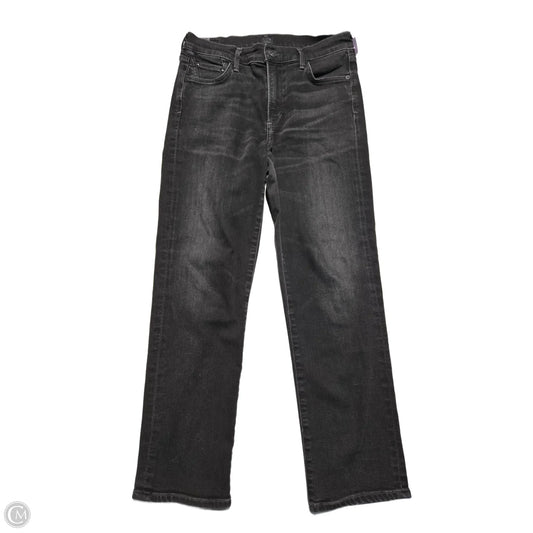 Jeans Straight By Citizens Of Humanity In Black Denim, Size: 6