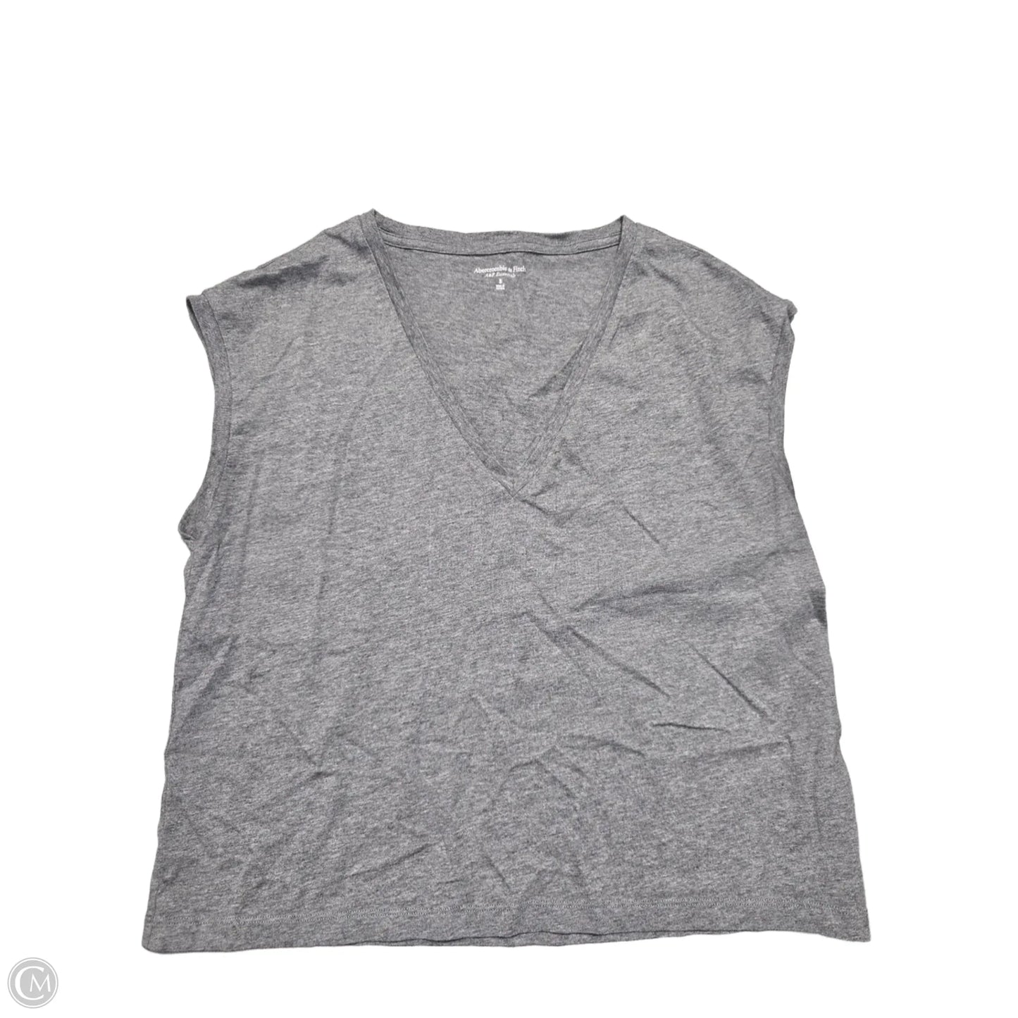 Top Sleeveless By Abercrombie And Fitch In Grey, Size: S