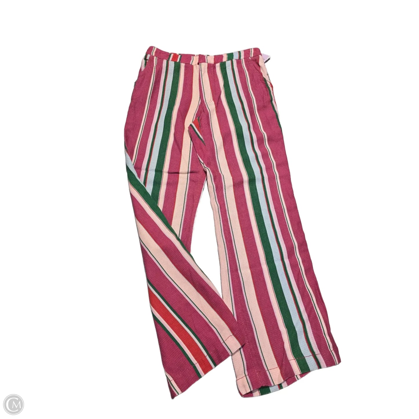 Pants Linen By Free People In Striped Pattern, Size: 0