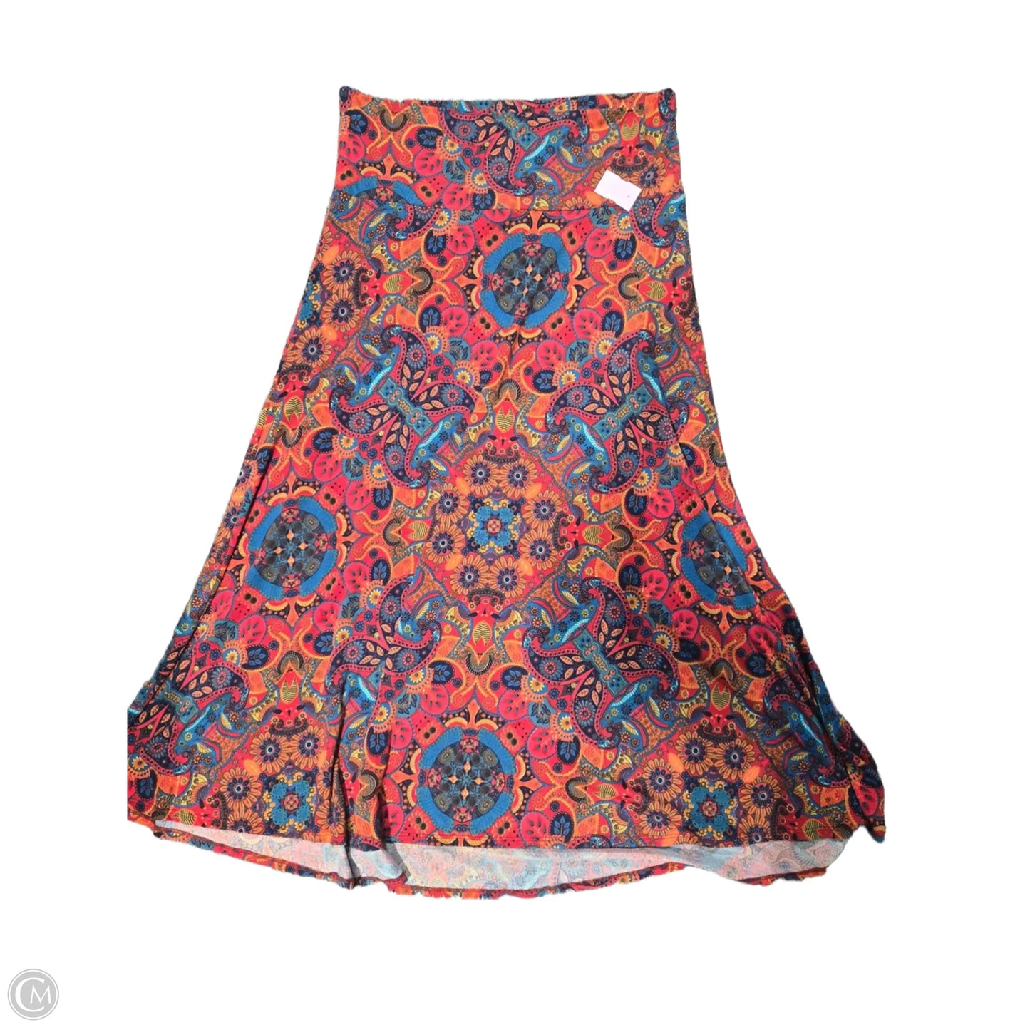 Skirt Maxi By Lularoe In Floral Print, Size: 2x