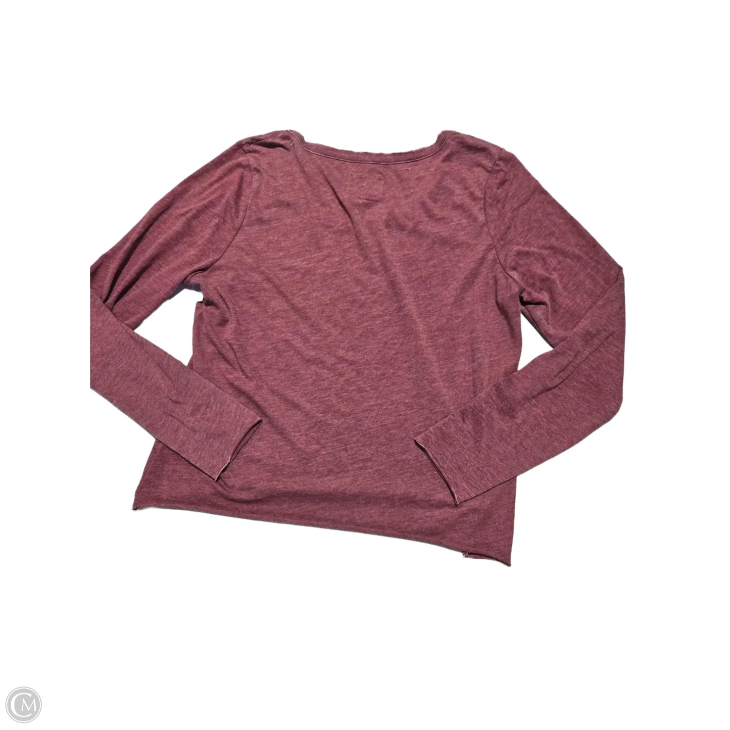 Top Long Sleeve By Chaser In Red, Size: L