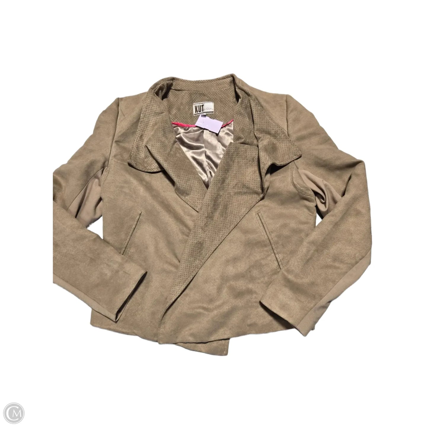 Jacket Moto By Kut In Tan, Size: M