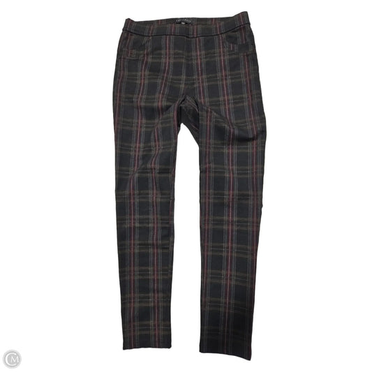 Pants Leggings By Sanctuary In Plaid Pattern, Size: L
