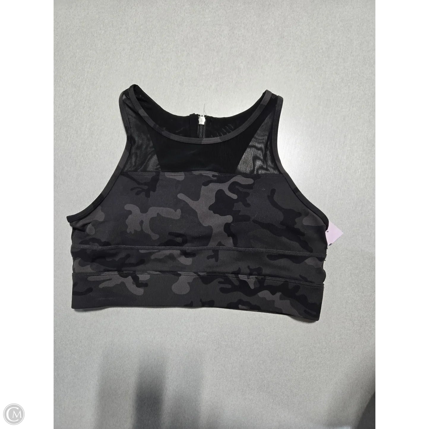 Athletic Bra By Zyia In Camouflage Print, Size: Xl
