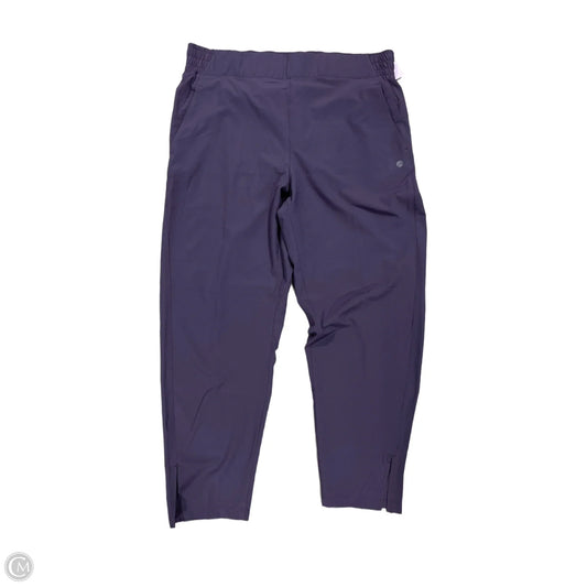 Athletic Pants By Apana In Purple, Size: L