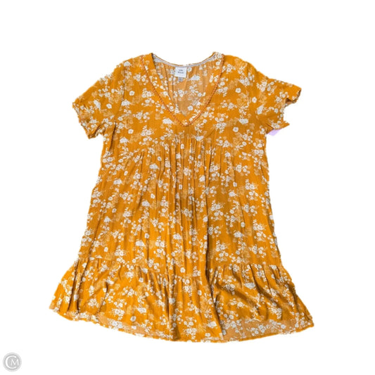 Dress Casual Short By Knox Rose In Orange, Size: Xxl