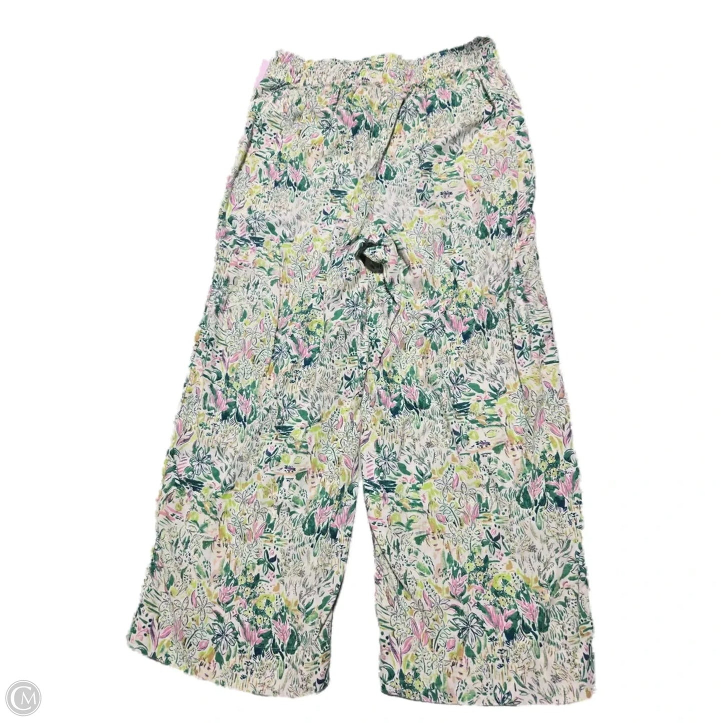Pants Linen By Cynthia Rowley In Floral Print, Size: L