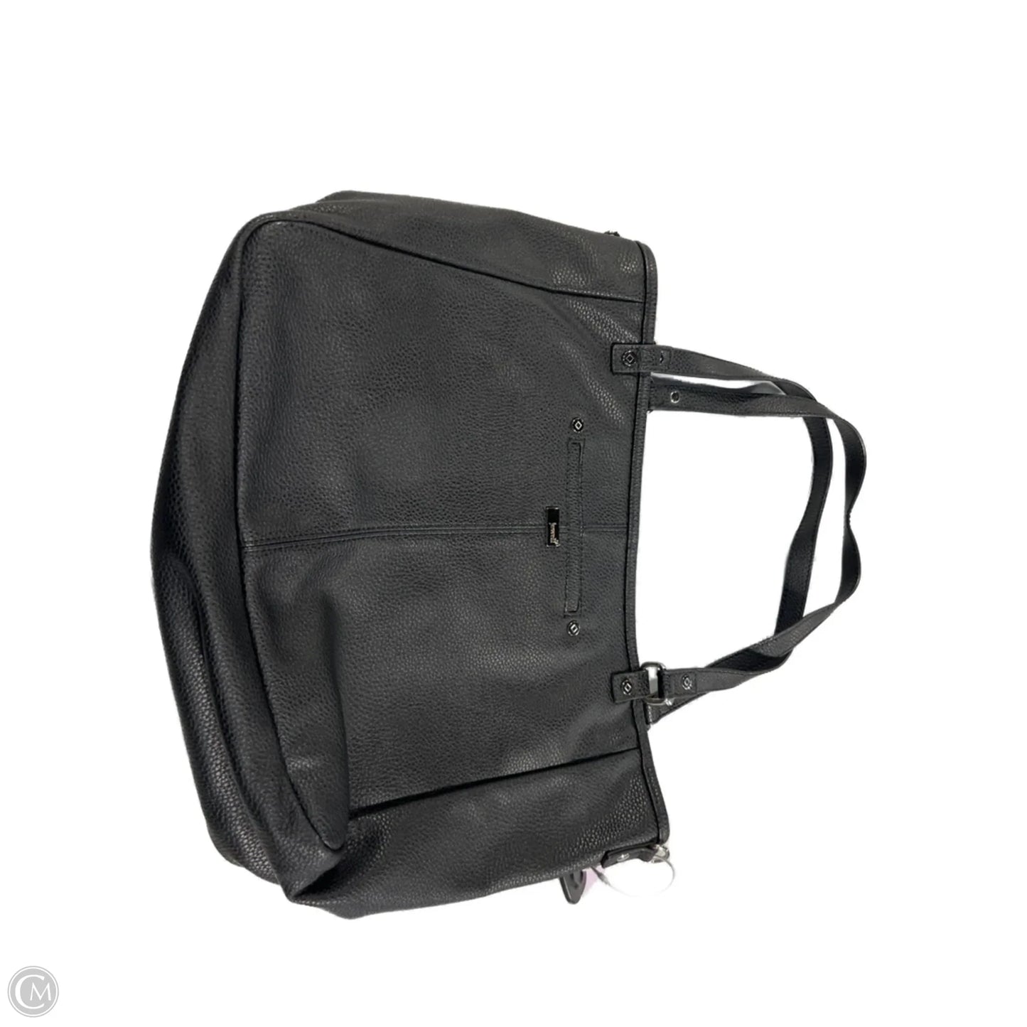 Handbag Leather By Jewell, Size: Medium