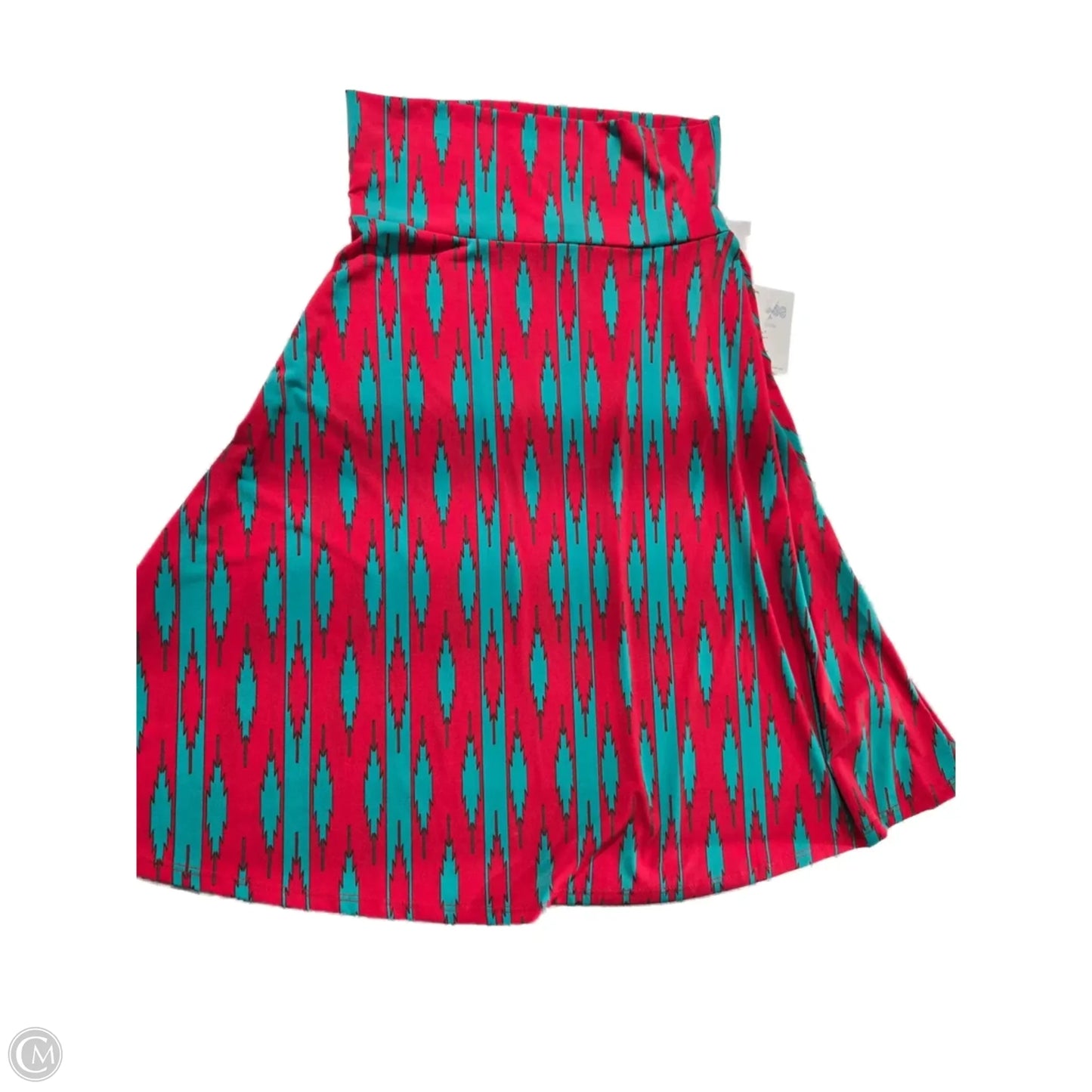 Skirt Mini & Short By Lularoe In Green & Red, Size: S