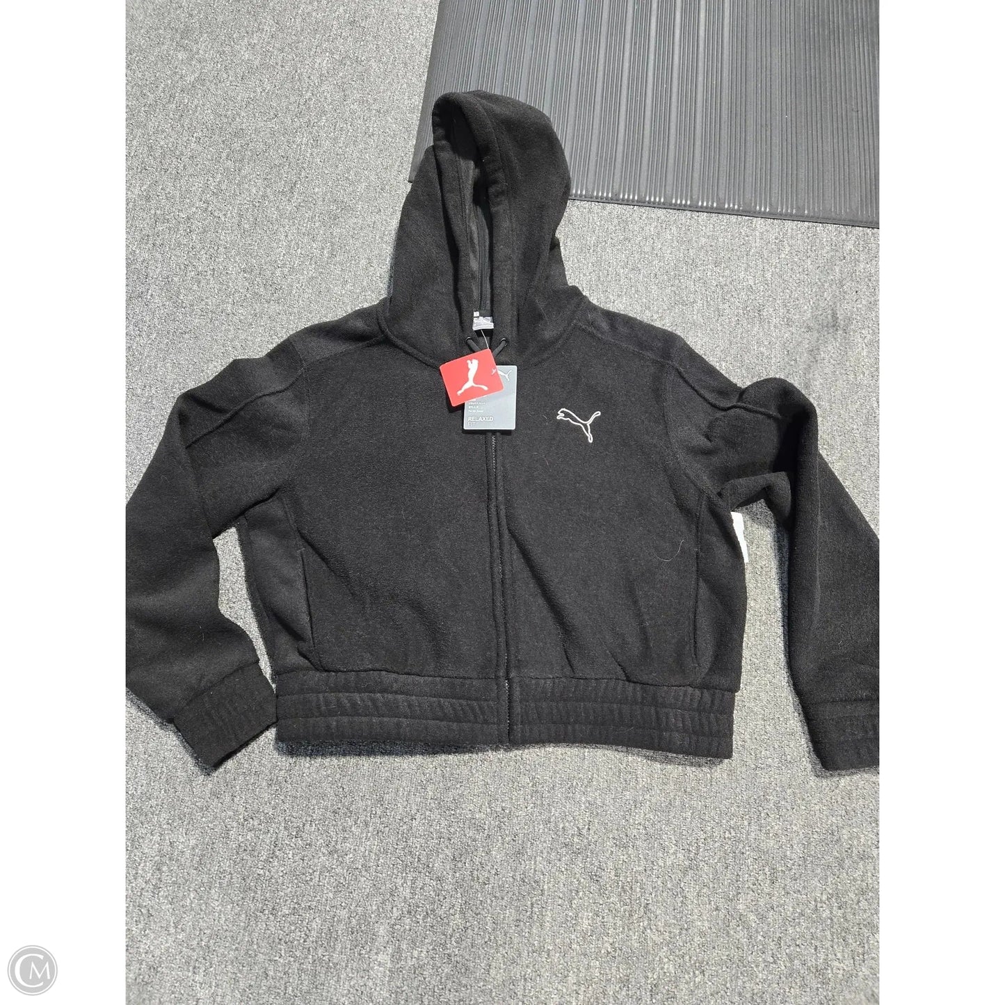 Top 2pc Long Sleeve By Puma In Black, Size: L