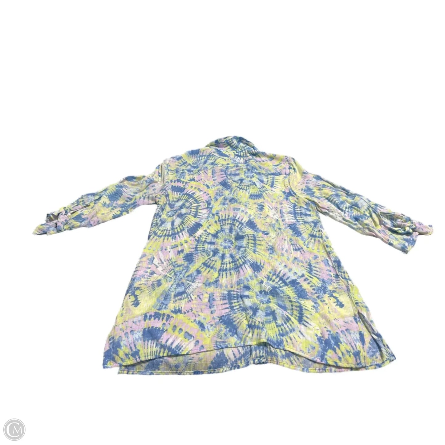 Top 3/4 Sleeve By Ruby Rd In Tie Dye Print, Size: M