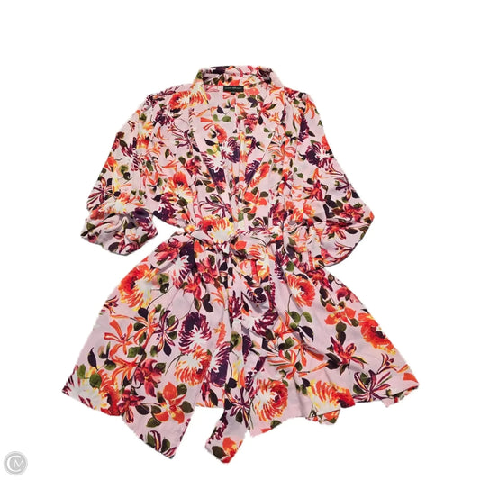 Cardigan By Lane Bryant In Floral Print, Size: 3x