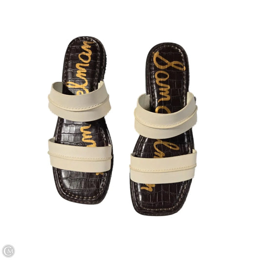 Sandals Flats By Sam Edelman In Cream, Size: 9