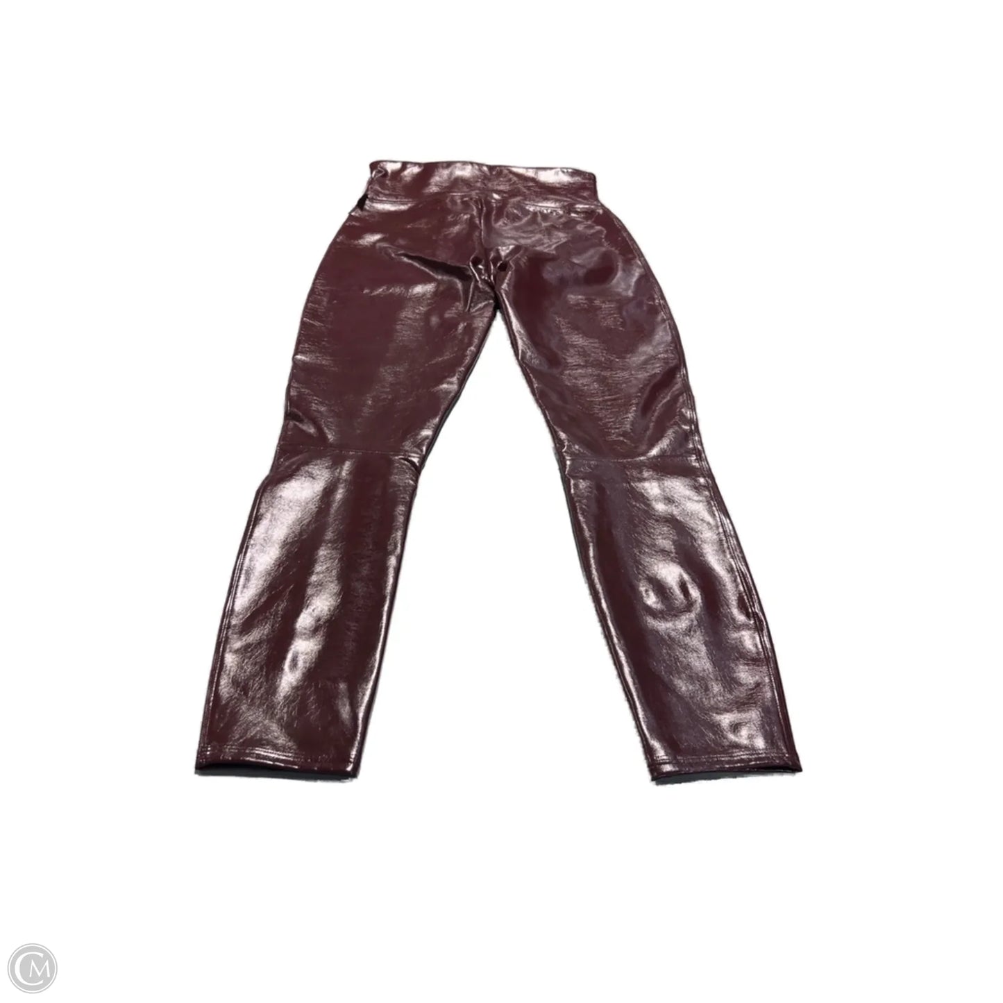 Pants Leggings By Spanx In Maroon, Size: L