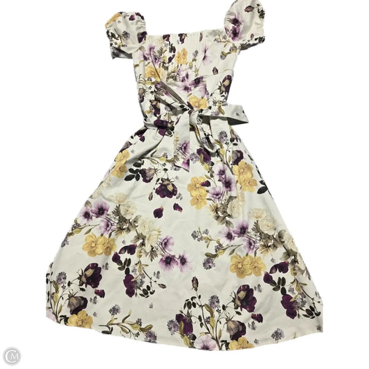 Dress Casual Midi By Antonio Melani In Floral Print, Size: Xs