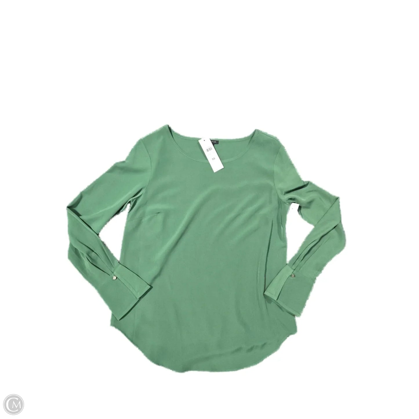 Top Long Sleeve By Ann Taylor In Green, Size: Xs