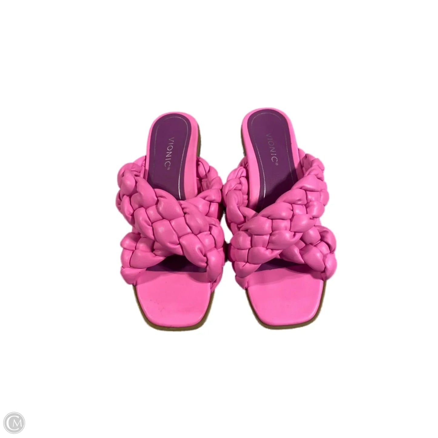 Sandals Flats By Vionic In Pink, Size: 9.5