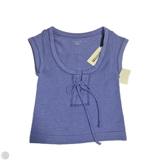 Top Short Sleeve By Urban Outfitters In Purple, Size: Xs