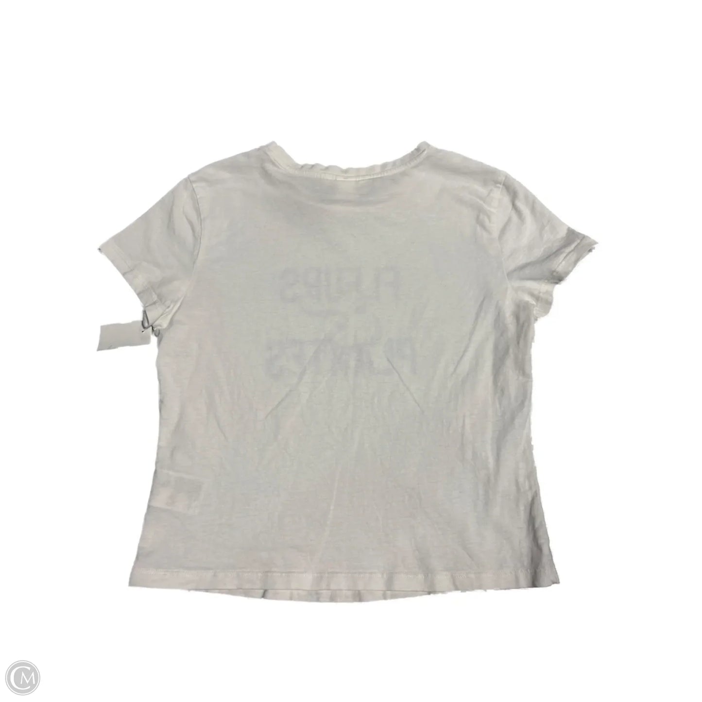 Top Short Sleeve Basic By H&m In White, Size: M