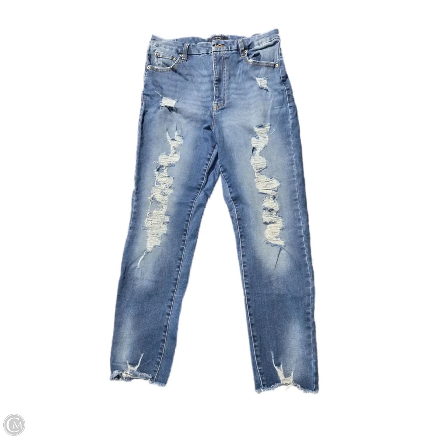 Jeans Jeggings By Aeropostale In Blue Denim, Size: 16