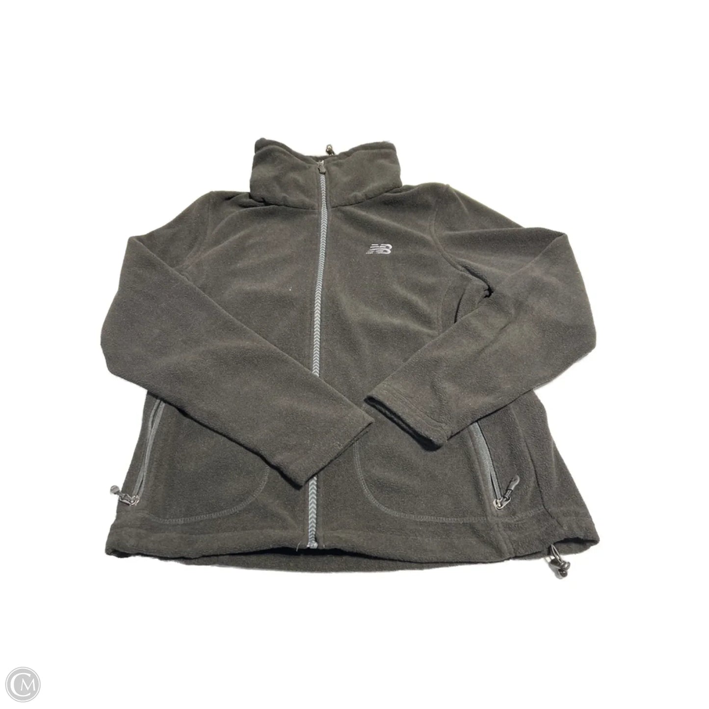 Jacket Fleece By New Balance In Black, Size: M