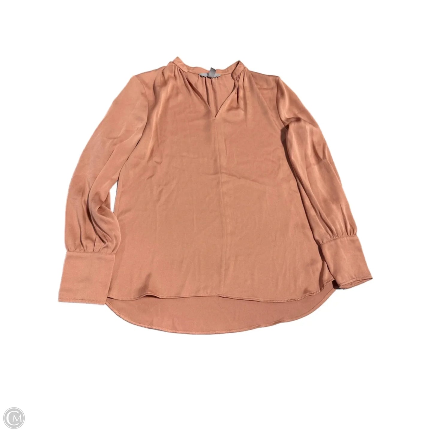 Top Long Sleeve By H&m In Peach, Size: Xs
