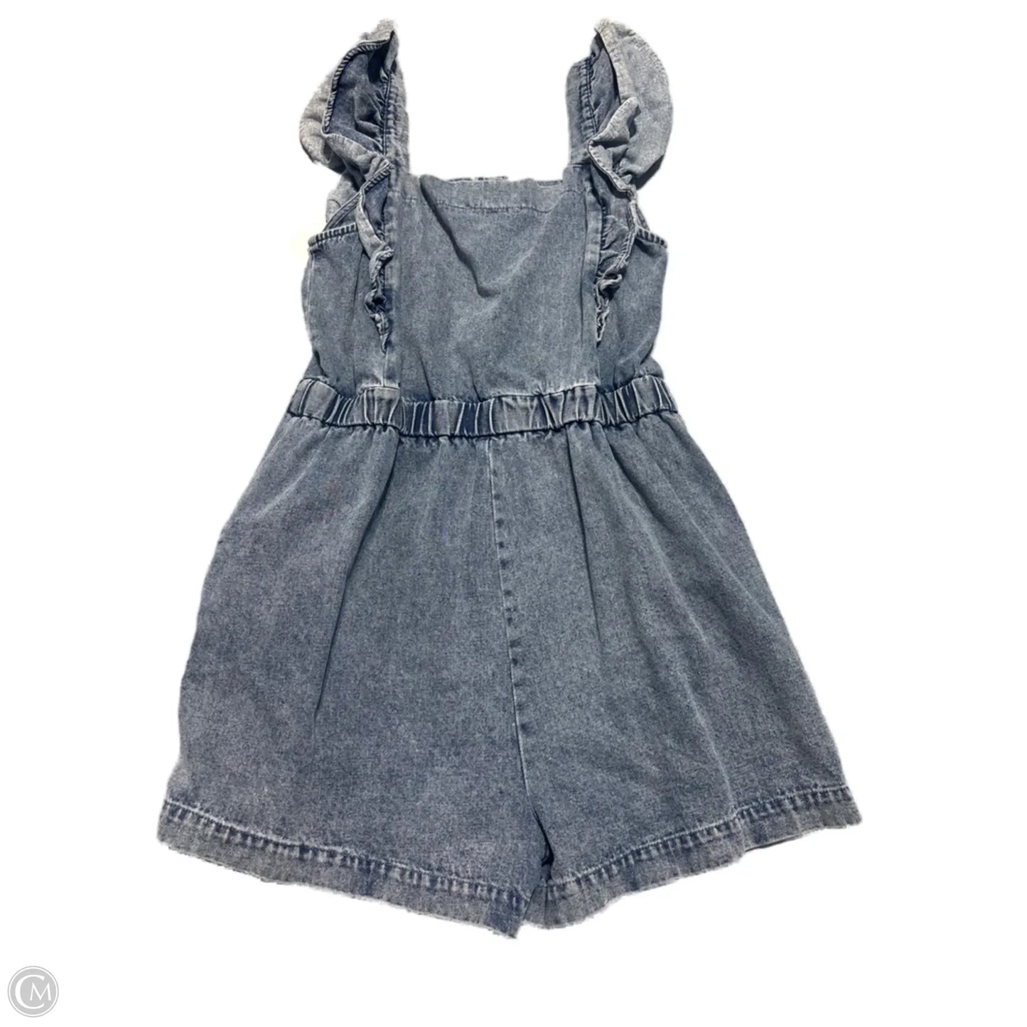 Romper By Gilli In Blue Denim, Size: L