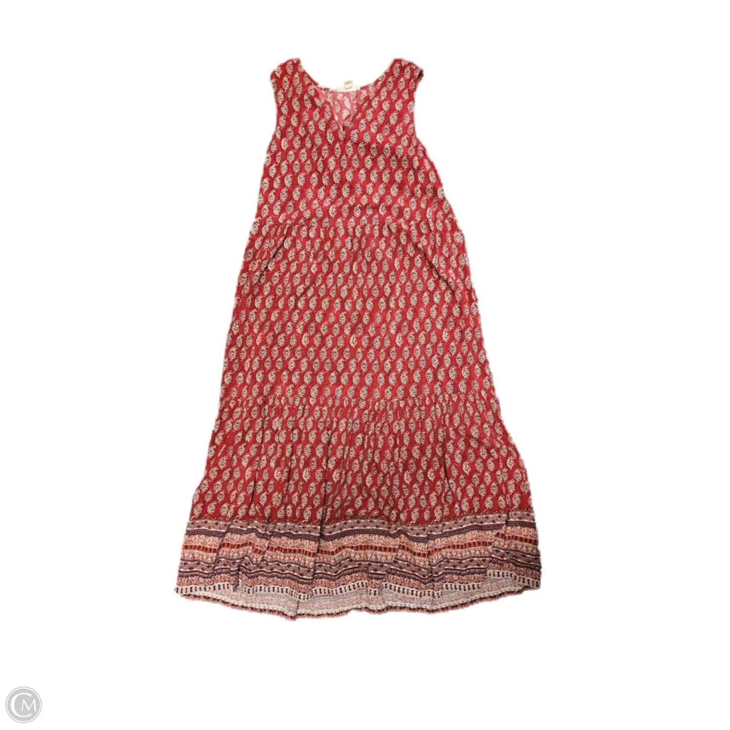 Dress Casual Midi By Beachlunchlounge In Red, Size: M