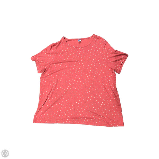 Top Short Sleeve Basic By Old Navy In Polkadot Pattern, Size: Xl