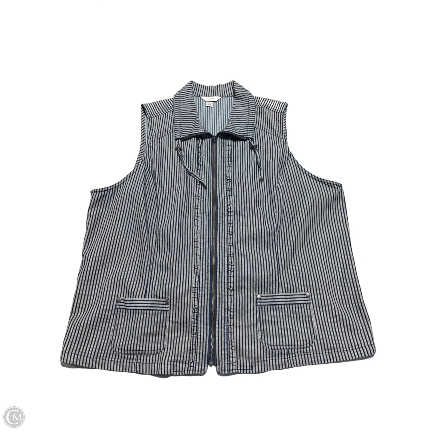 Vest Other By Cj Banks In Striped Pattern, Size: 3x